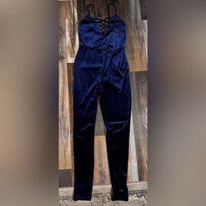 Velvet jumpsuit/catsuit by Fashion Nova